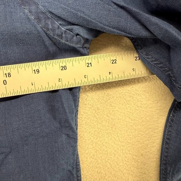 Gant Oxford Shirt Men's Medium Blue Indigo The Hugger New Haven Retro Preppy - Picture 7 of 12